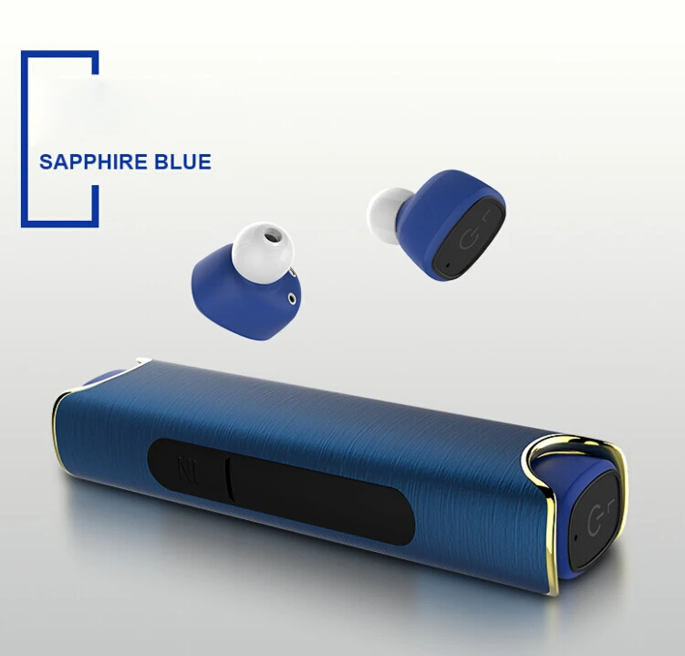 Hutmtech близнецов стерео гарнитура Беспроводной Водонепроницаемый Bluetooth наушники