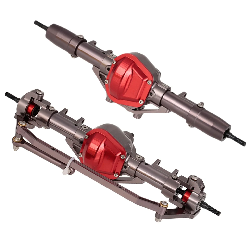 2x/Pack Front Rear Wheel Axle for 1/10 Axial Scx RC Car Accessories DIY Part