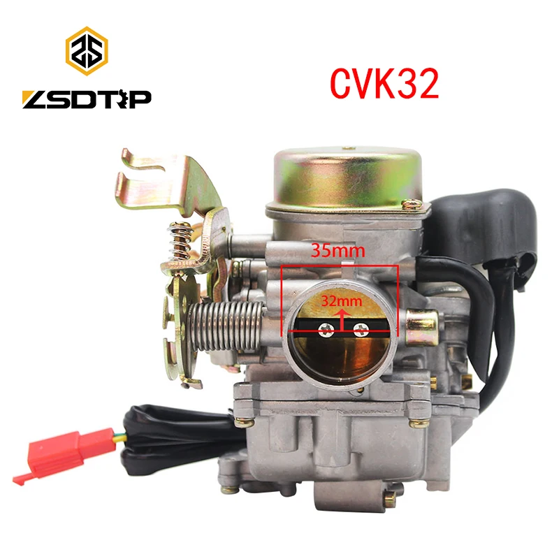 ZSDTRP CVK32 32 мм карбюратор насос питания для GY6 150 250CC ATV Скутер QUAD мотоцикл KEIHIN замена