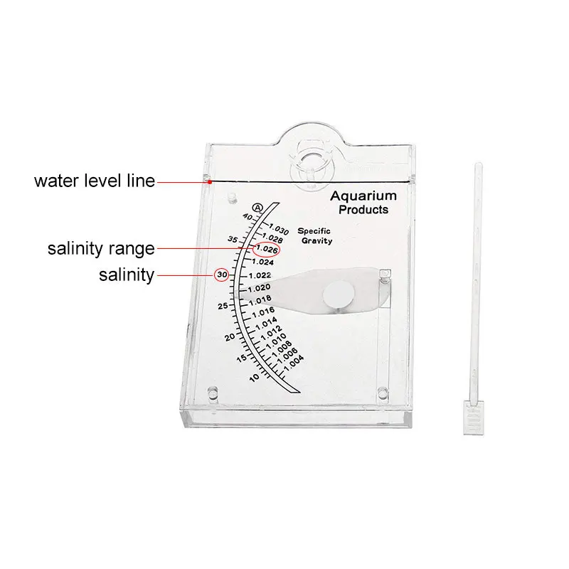 1 шт. морская вода Ареометр аквариум морской концентрации Аквариум Оборудование Соленость метр аквакультуры специального назначения