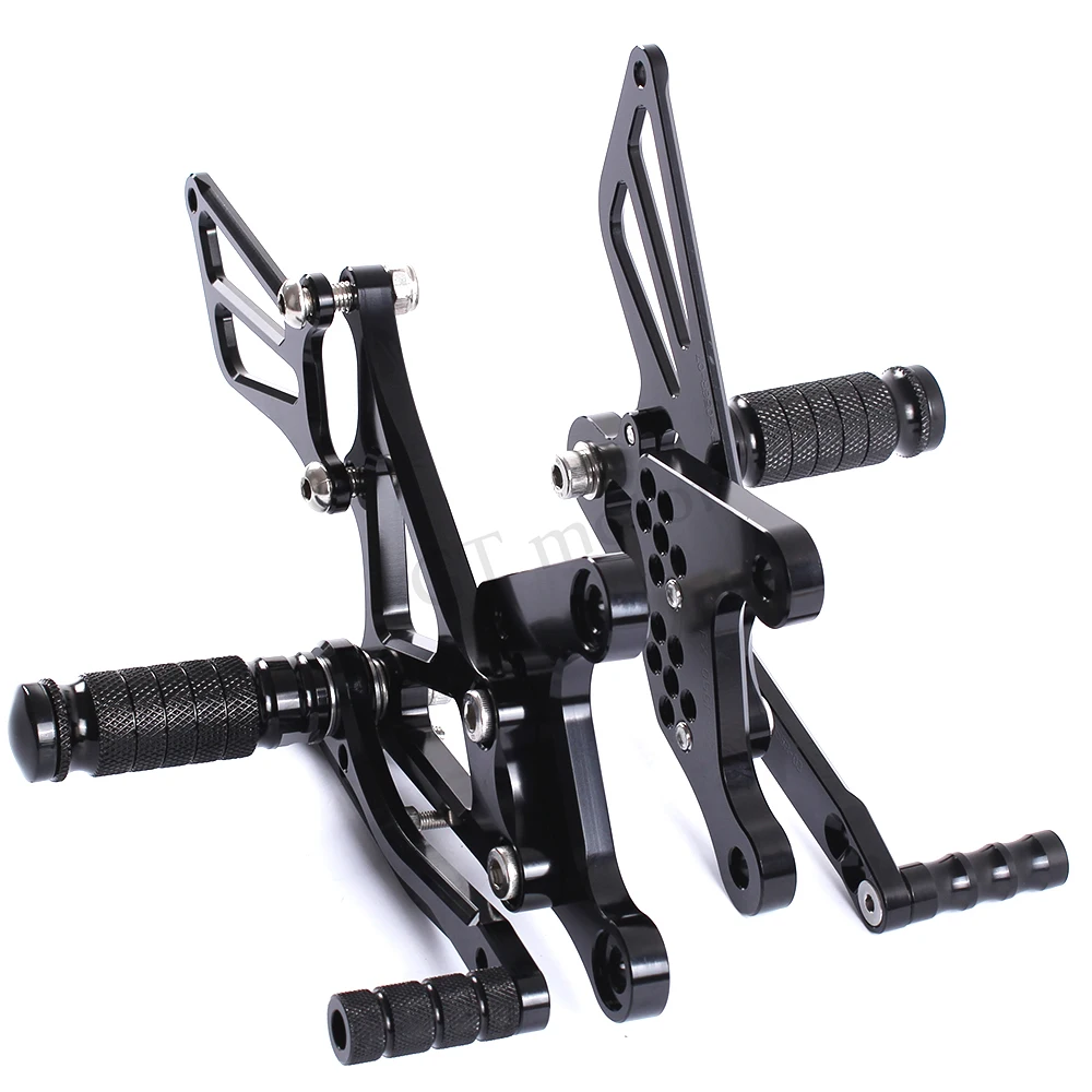 Полный CNC алюминиевый мотоцикл Регулируемый Rearsets задние наборы подножки для KAWASAKI