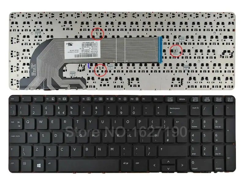 UK Laptop Keyboard For HP ProBook 450 G0 450 G1 455 G1