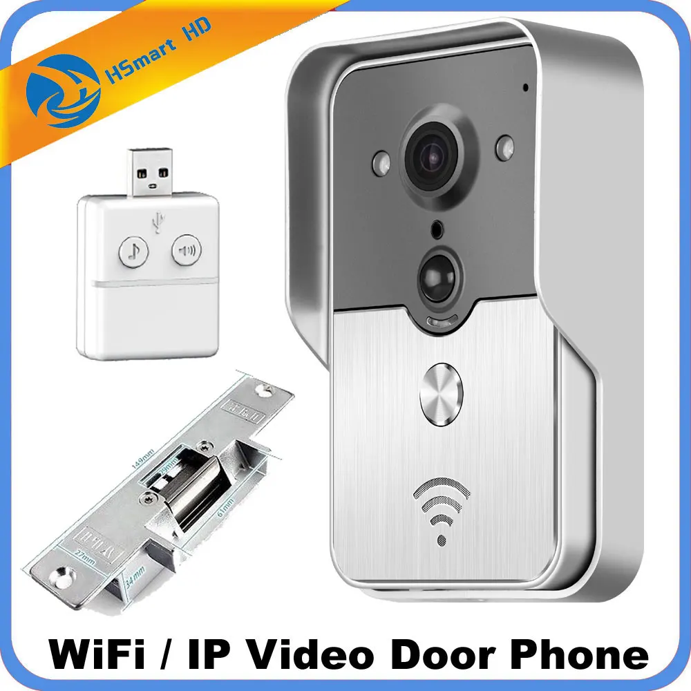 Новый 3G Wi Fi телефон видео домофон SD карты Открытый IP с камерой дверной звонок