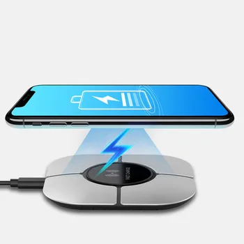 

New 10w Wireless Charger With Infrared Sensor For Apple X 8 8plus Qi Thin Fast Charging ATC-F02