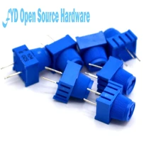 50 шт. 3386p-1-103 10 К 0.5 Вт, 1/2 Вт PC Шпильки через отверстие триммер потенциометра металлокерамика 1 отложным воротником Топ регулировка