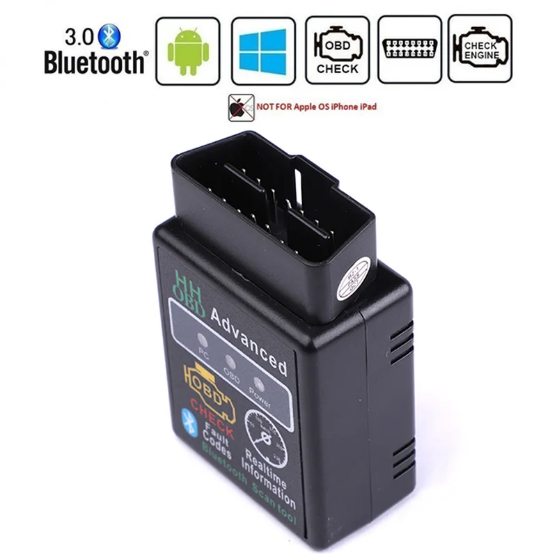 HH OBD ELM327 Bluetooth OBD2 OBDII CAN BUS проверить двигатель автомобиля Авто диагностический сканер инструмент Интерфейс адаптер для Android ПК