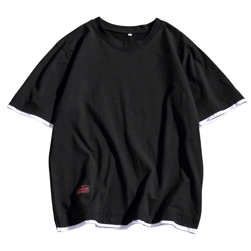 

Men T-shirt 2019 Summer Men short-sleeved Tops & Tees mens O-neck half - sleeve tshirt man white T-shirt Male harajuku t shirt