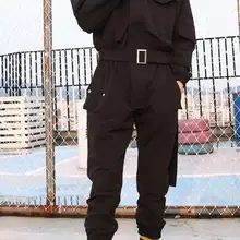 S-6XL,, летний мужской модный Индивидуальный цельный костюм, корейский Повседневный универсальный свободный костюм