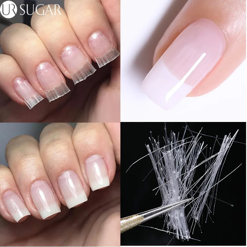 Fibernails стекловолокно для наращивания ногтей, гель для наращивания, акриловые наконечники, зажимы для формы ногтей, обертывания, полиуф-гель для маникюра, маникюрный салонный инструмент
