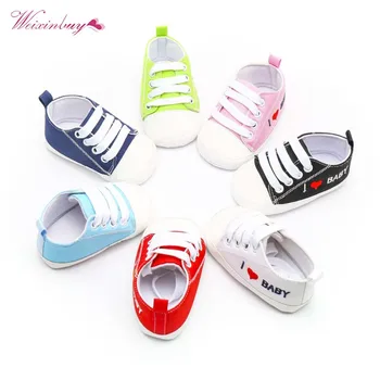 

Baby Shoes First Walkers Toddler Infant Bebe Baby Sneakers Newborn Baby Moccasins Crib Canvas Shoe8 Styles First Walker