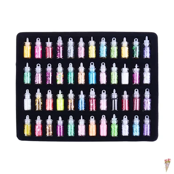 

48Pcs Funny Gift Glitter Filler Fluffy Slime Box Toys For Children DIY Kit Accessories Kit Supplies