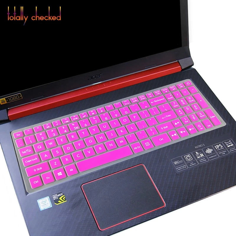 Защитный чехол-клавиатура для 15," acer NITRO 5 AN515-52 AN515 AN5 VX 15 VX5-591G V 17 Gaming VN7-793G 17,3