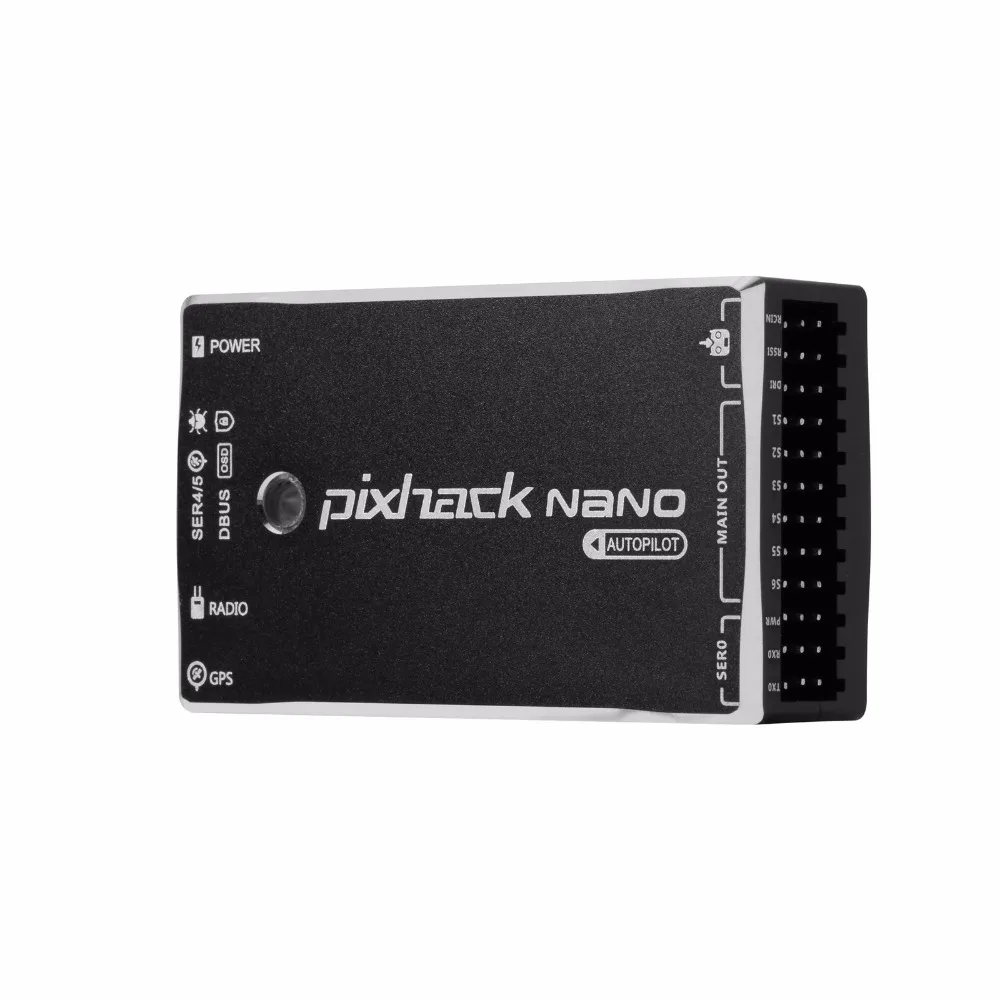 CUAV Pixhack NANO Контроллер полета+ M8N gps с держателем встроенный барометр для компаса совместимый Ardupilot PX4