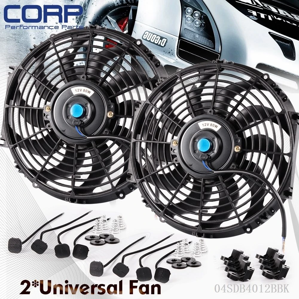 Auto Parts & Accessories Motors Universal Slim 7" Pull/push Radiator