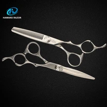 Japanese Samurai 6 Inch Cutting And Thinning Scissor Salon Hairdressing Set Stainless Steel Japan 440C Regular V Shape 30 Teeth Japanese Samurai 6 Inch Cutting And Thinning Scissor Salon Hairdressing Set Stainless Steel Japan 440C Regular V Shape 30 Teeth