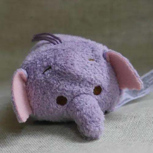 

in hand mini plush Tsum 3 1/2 " Plush Stuffed toy Purple Elephant Lumpy edition Scream Clean toy