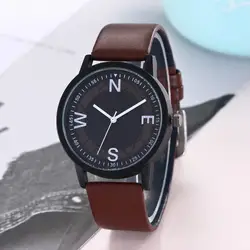 2019 часы для женщин Повседневное часы с компасом для женщин кварцевые из искусственной кожи наручные часы Relogio