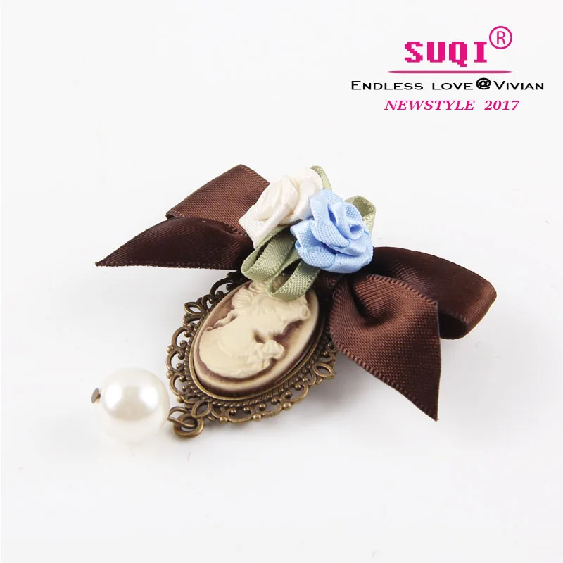 Женская Винтажная брошь в виде банта с жемчугом|pearl brooch|brooch bowbrooch pearl |