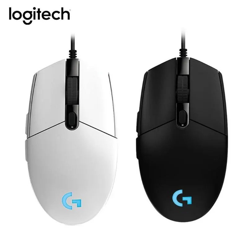  Logitech G102 Gaming Mouse 8000DPI RGB Macro Programmable Mechanical Buttons Wired Mouse for PUBG/O