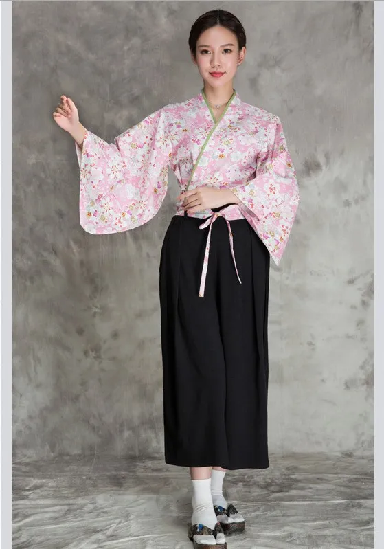 Японская кухня шеф-повар куртка японская кухня шеф-повар куртка суши униформа для Шей-повара одежда для женщин японский комплект кимоно