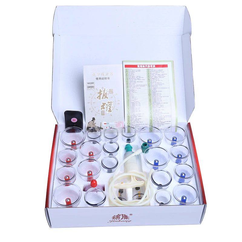 32 pieces Suction Cups jar Acupunture Vacuum Cupping Set Massager plastic vacuum suction therapy cupping set cans for massage 32 pieces Suction Cups jar Acupunture Vacuum Cupping Set Massager plastic vacuum suction therapy cupping set cans for massage