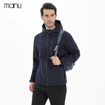 

MANLI Men Water Resistant Windbreaker Hiking Camping Coat Outdoor Sport Softshell Jacket Men Trekking Cycling Jaqueta Masculina