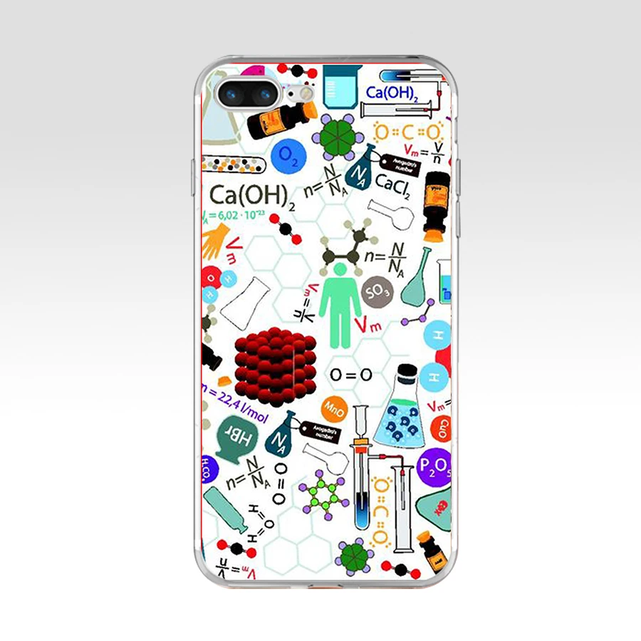 245H Биология и химия Мягкий ТПУ силиконовый чехол для Apple iPhone 6 6s 7 8 plus чехол - Цвет: 9