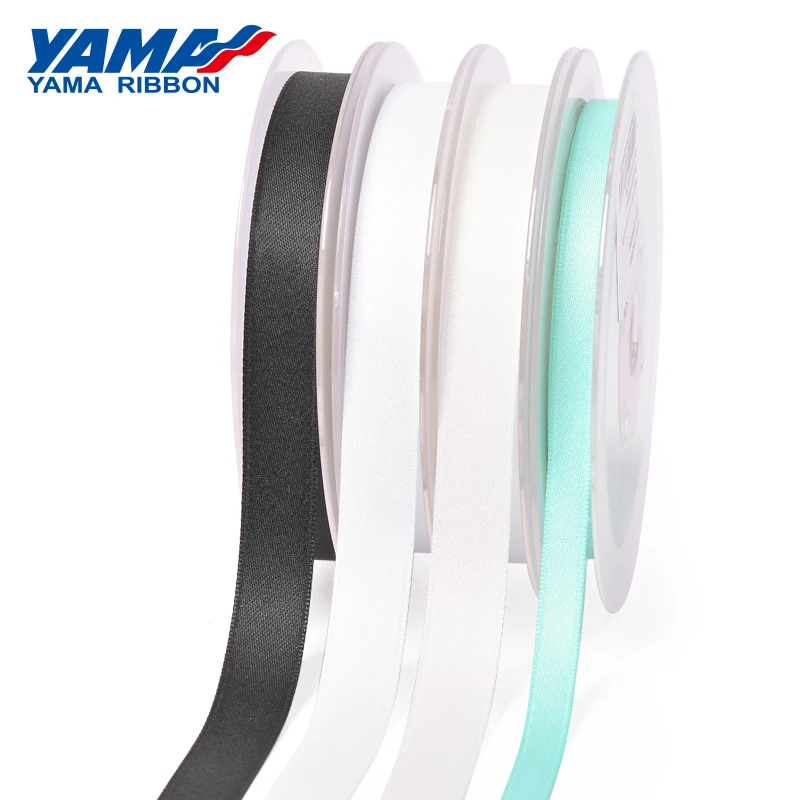 

YAMA Polyester Cotton Ribbon 50Yards/roll 6mm 9mm 13mm 16mm 19mm 1/4" 3/8" 1/2" 5/8" 3/4" inch Hand Made Carton Gifts