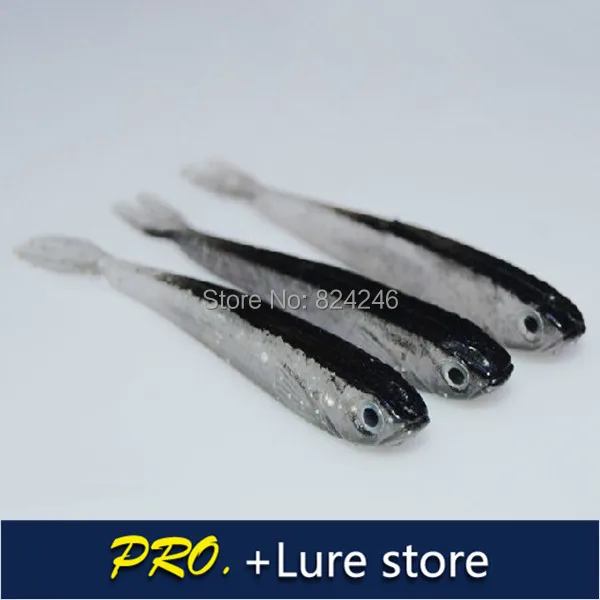 

free shipping 10pcs/Lot soft durable grey artificial mud fish lure baits split tail soft wormbaits soft bonic tiddler lure baits