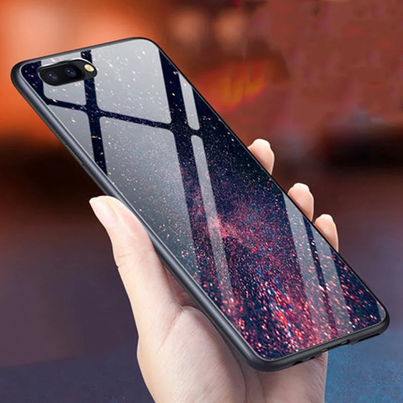 Чехол для Oppo R11 плюс закаленное стекло + чехол с мягкими краями r11plus 6 0 ''Тонкий