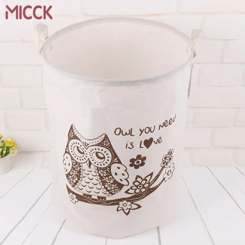 MICCK الكرتون الاطفال لعبة سلة الغسيل للطي تخزين للماء أشتات الملابس المنظم حامل القذرة كبيرة الغسيل دلو