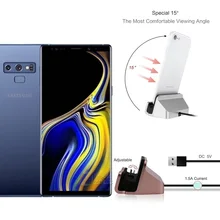 Док-станция Micro usb type C зарядное устройство для samsung Galaxy Note 9 8 S9 S8 Plus S7 S6 Edge S5 зарядное устройство док-станция