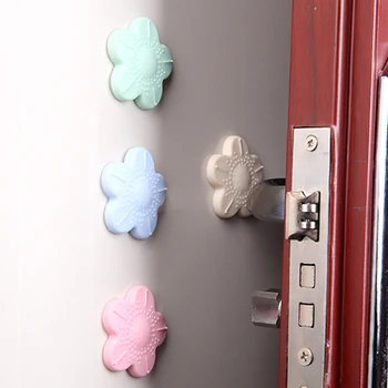 

Thickened Door Stop Mute Cute flower-shaped Door Crash Pad Fender Wall Fender Wall Protection Pad Crash Pad
