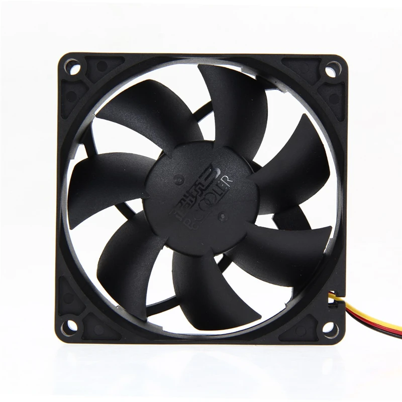 

New 80mm Computer PC Case 3/4 Pin Cooling Fan with Screw Pad for PC CPU High Quality