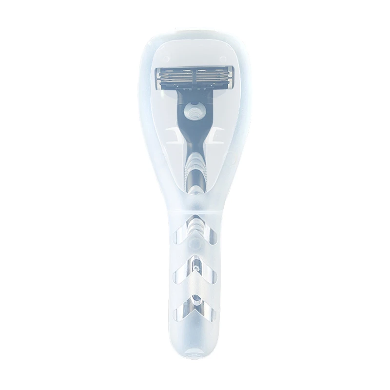 

Portable Men's Razor Box Razor Blades Holder Shaving Machine Storage Box Shaver Travel Case for Gillettee Not Include Shaver
