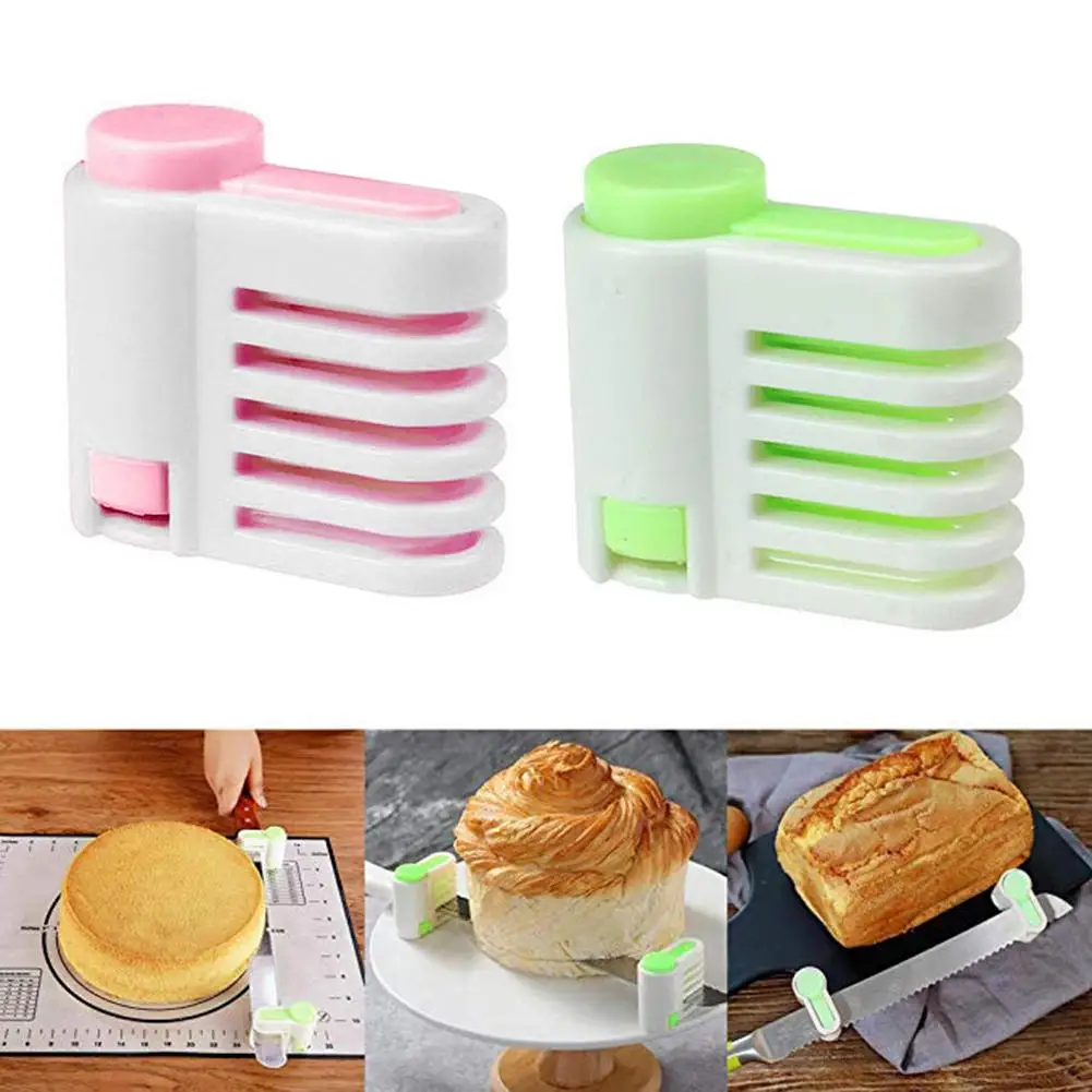 

DIY 5-Layer Bread Cake Slicer Cutting Fixator Toast Leveler Cutter Kitchen Tool