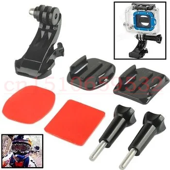 

Camera Helmet Front Adhesive Mount Accessories J-Shape adapter and screw for Gopro Hero 2 / 3 Camera