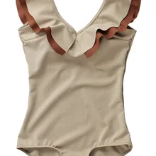 Купальник Один шт. Монокини женский v-образный вырез купальник женский боди с высокой талией купальный костюм Мягкий купальный пляжный костюм