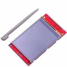 2," 240x320 SPI TFT lcd модуль последовательного порта с адаптером PCB Micro SD ILI9341 5 В/3,3 В 2,8 дюйма светодиодный дисплей для 5110 интерфейса