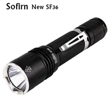 SF36 Tactical LED Flashlight 18650 Cree XPL2 V6 1100 Lumens Powerful Military Torch Light Waterproof Bike Camping Cycling 5 mode