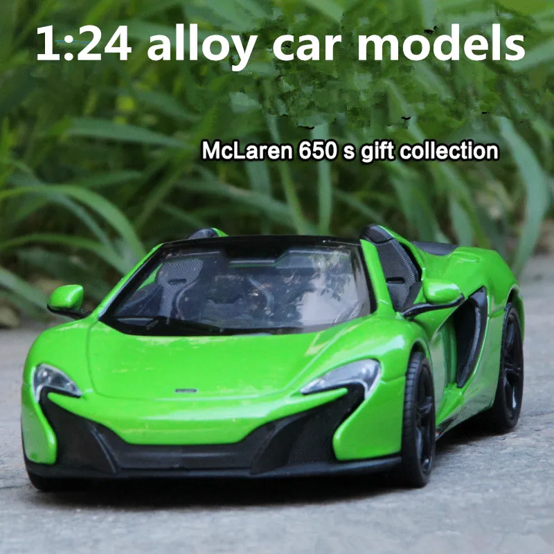 1 24 alloy car models high simulation McLaren sports car metal diecasts freewheeling the children s