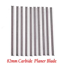 10 шт. высококачественные Реверсивные карбидные строгальные ножи 82 мм x 5,5 мм для мягких твердых пород дерева доска для резки деревообрабатывающий инструмент