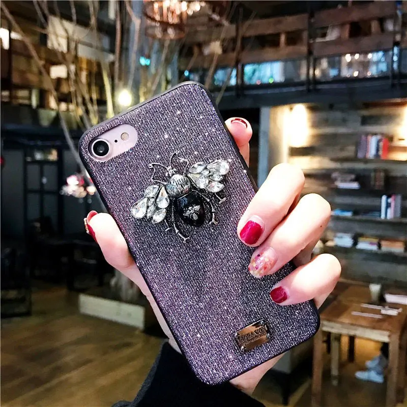 bling bling luxury cute iphone 6 6s 7 8 plus x xr xs max case  (12)