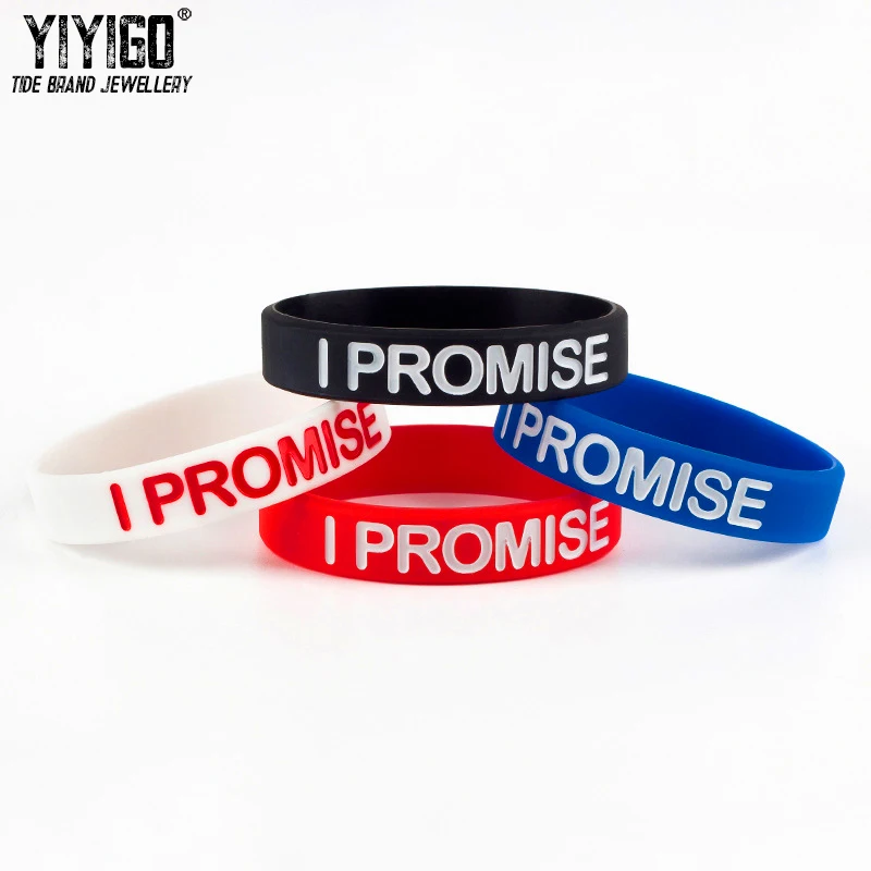 

/Buy 2 Get 1 Free/ 1 pieces I PROMISE Silicone Men Bracelet LeBron James Basketball Sports Inspirational Silicone Wristbands