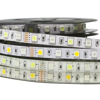 

5m/Lot RGBW LED Strip Light SMD 5050 RGBWW DC 12V LED Flexible Neon Tape Light Non Waterproof Indoor decoration Atmosphere lamp
