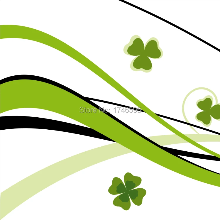 green Four Leaf Clover-1