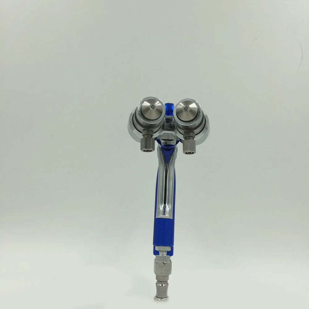 

SAT1201 spray polyurethane pneumatic pressure feed spray gun nozzle air compressor spray gun dual nozzle paint spray gun for car