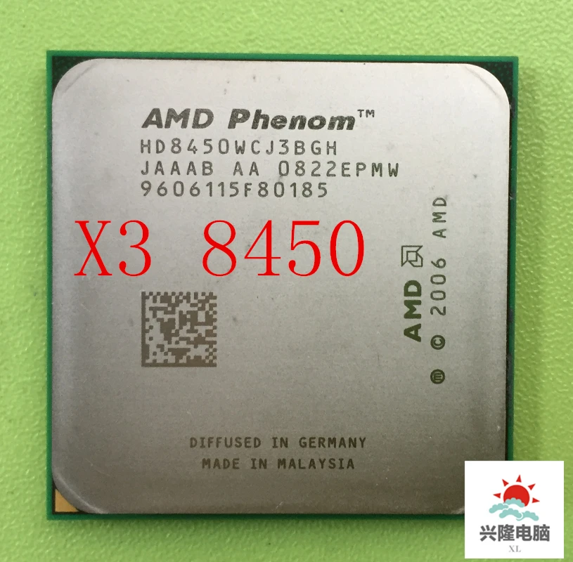 AMD Phenom II X3 8450x3 8450 Процессор процессор 2,1 Г Разъем Am2+ 940pin комплексный широкополосный канал передачи данных CORE/2 Мб L3Cache