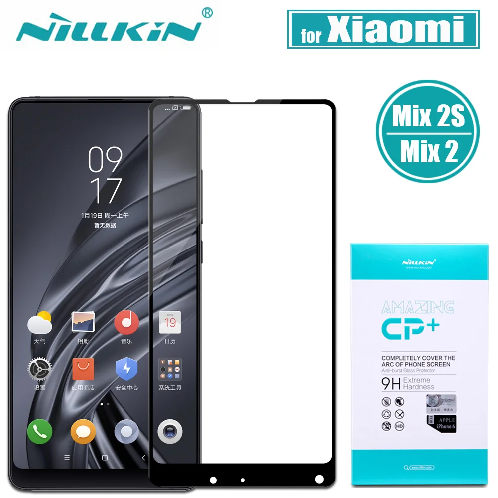 

Xiaomi Mi Mix 2S Tempered Glass Xiaomi Mix 2 Screen Protector Nillkin 2.5D CP+ Full Cover Glass Flim for Xiaomi Mix 2S / Mix2