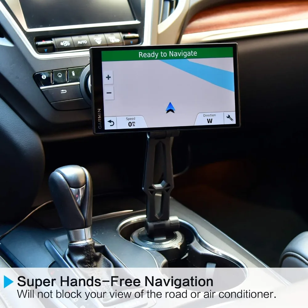Gps автомобильный держатель чашки с регулируемой рукояткой для Garmin-Замена gps Cupholder шариковое крепление для Garmin Nuvi Dezl Drive